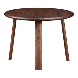 Malibu Round Dining Table, Brown