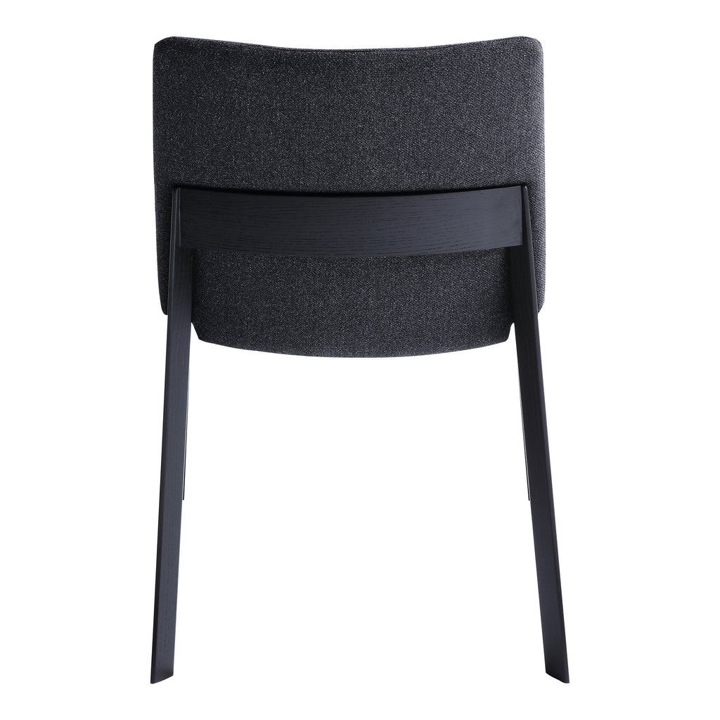 Deco Dining Chair, Charcoal grey, Set of 2
