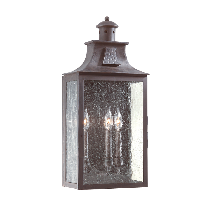 Newton Lantern Clear, 11" - Old Bronze