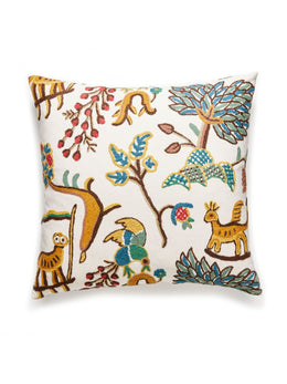 Fables - Crewel Pillow