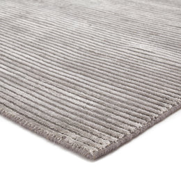 Jaipur Living Basis Handmade Solid Gray/ Silver Area Rug 2