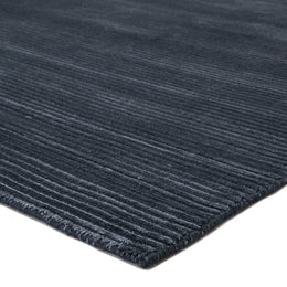 Jaipur Living Basis Handmade Solid Dark Blue Area Rug