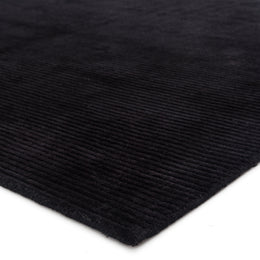 Jaipur Living Basis Handmade Solid Black Runner Rug