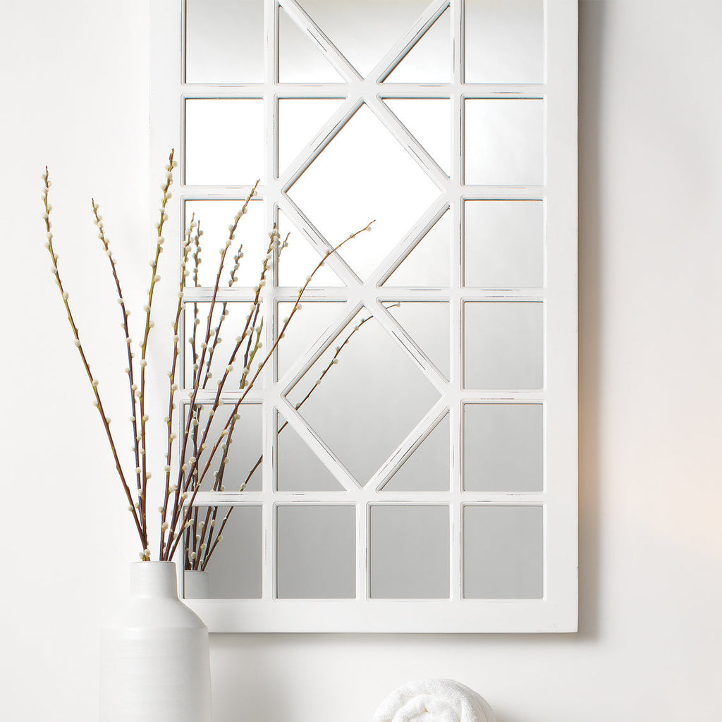 Virginia Mirror-Distressed White