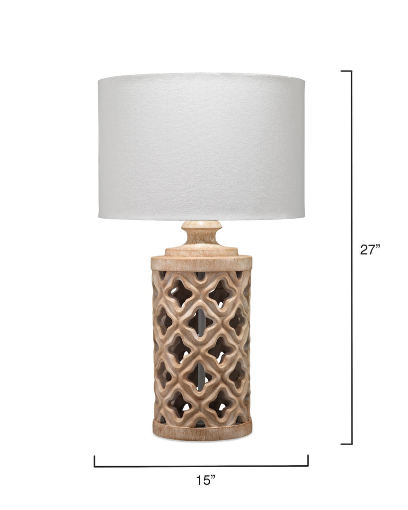 Starlet Table Lamp-White Wash