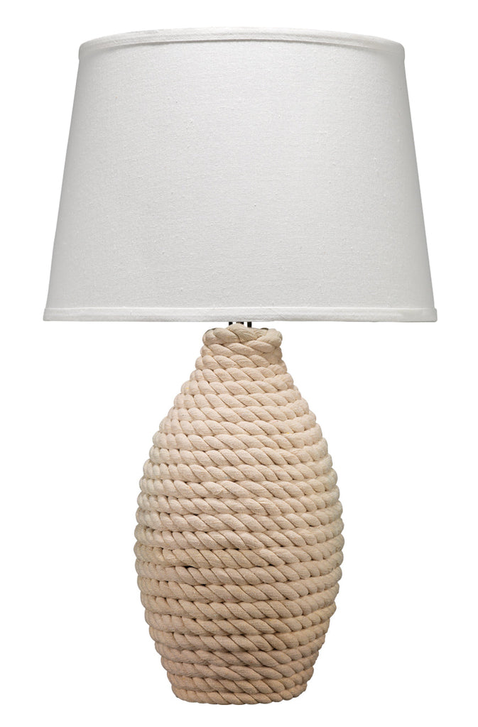 Rope Table Lamp-Off-White