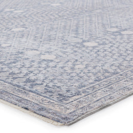 Jaipur Living Larkin Floral Blue/ Light Gray Runner Rug