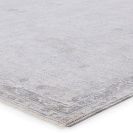 Jaipur Living Larkin Floral Light Gray/ Beige Runner Rug