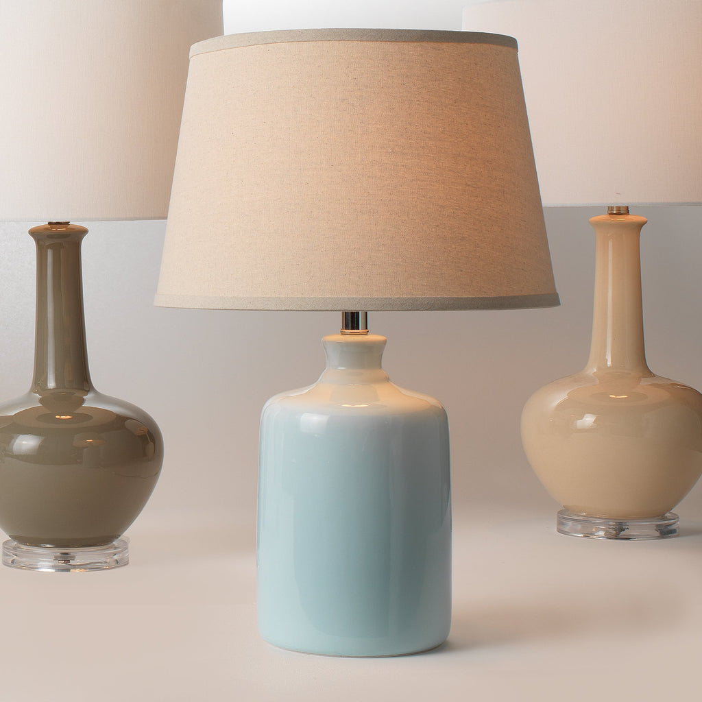 Light Blue Milk Jug Table Lamp-Blue