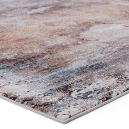 Vibe by Jaipur Living Comet Abstract Brown/ Blue Runner Rug