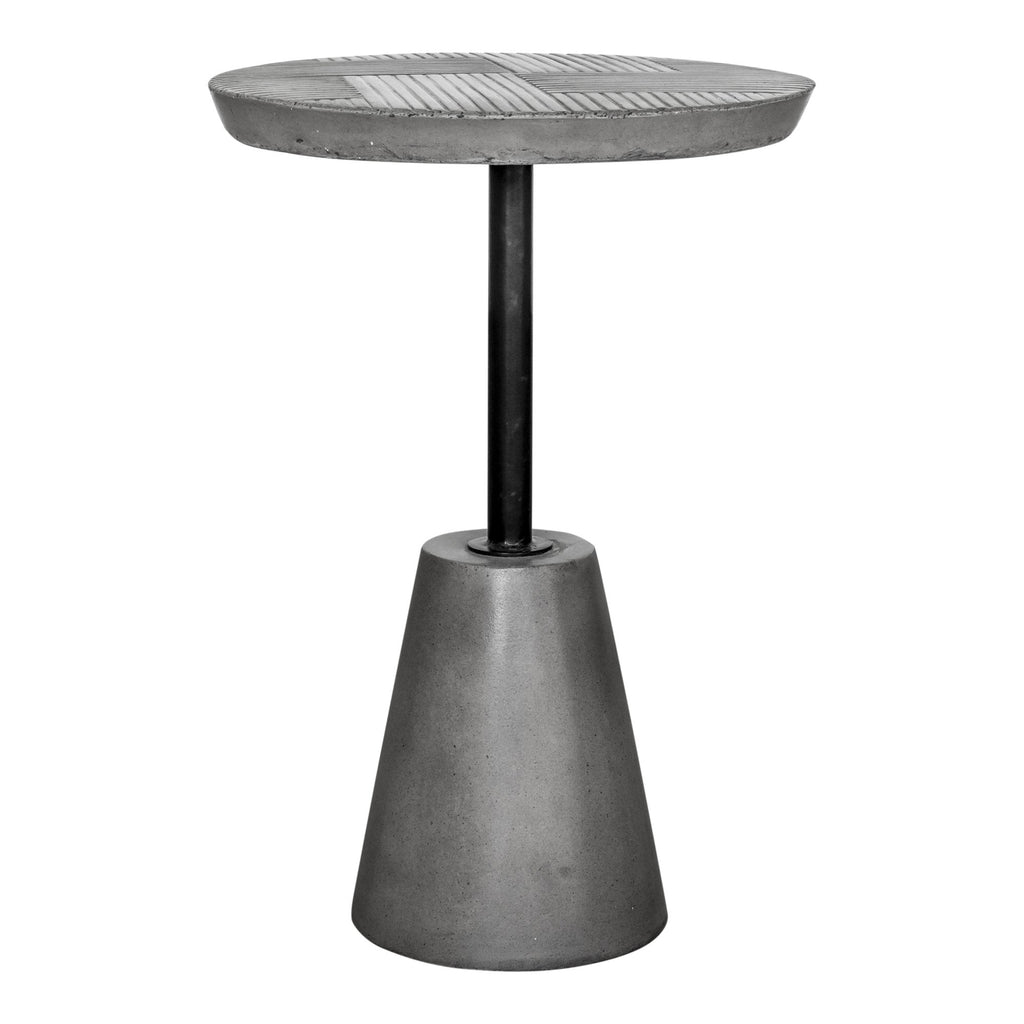 Foundation Outdoor Accent Table, Grey