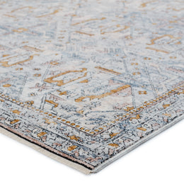 Jaipur Living Lucere Trellis Blue/ Gold Runner Rug