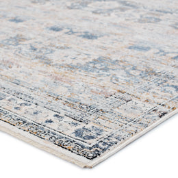 Jaipur Living Sora Damask Blue/ Gold Runner Rug