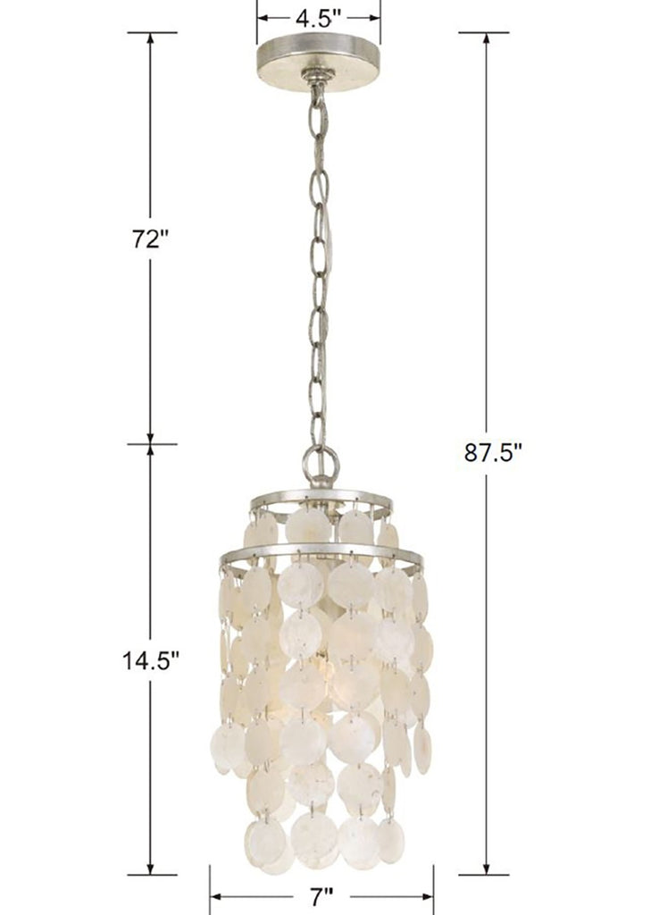 Brielle 1 Light Mini Pendant