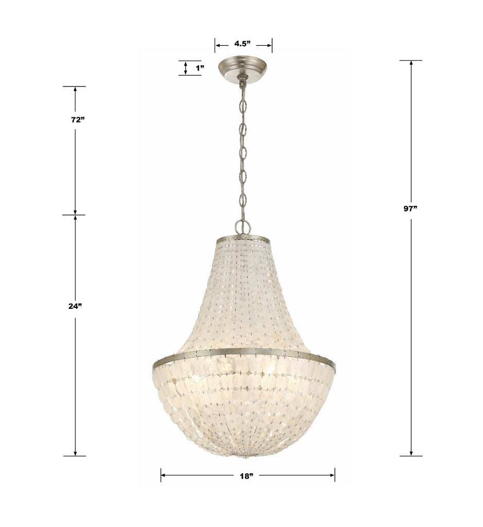 Brielle 6 Light Chandelier