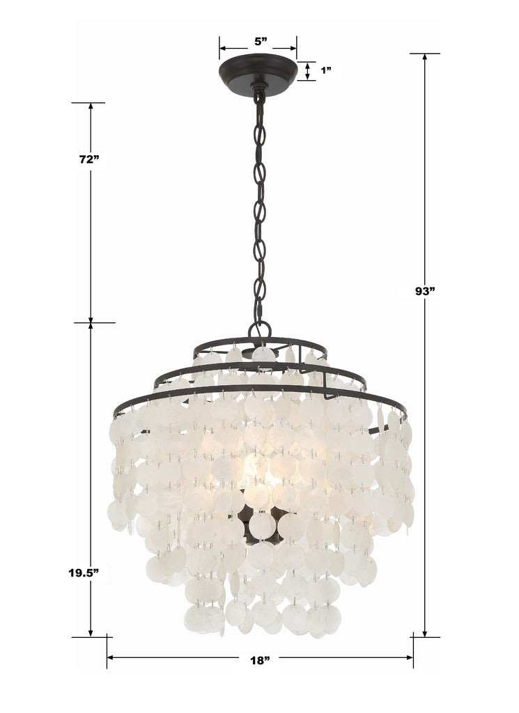 Brielle 6 Light Chandelier