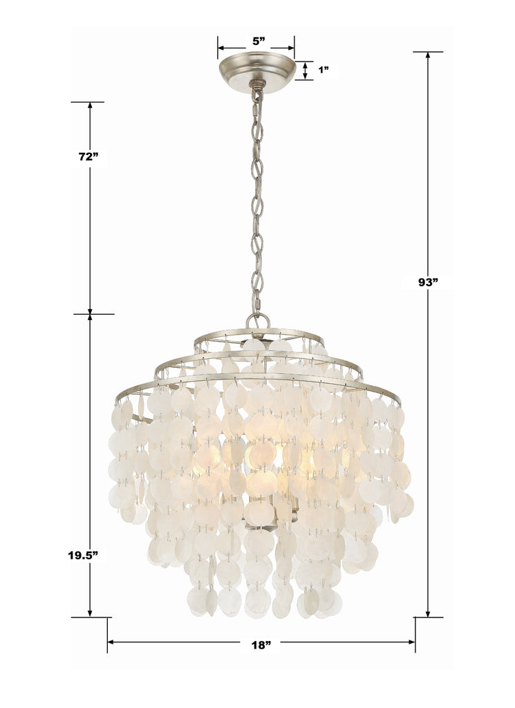 Brielle 4 Light Chandelier