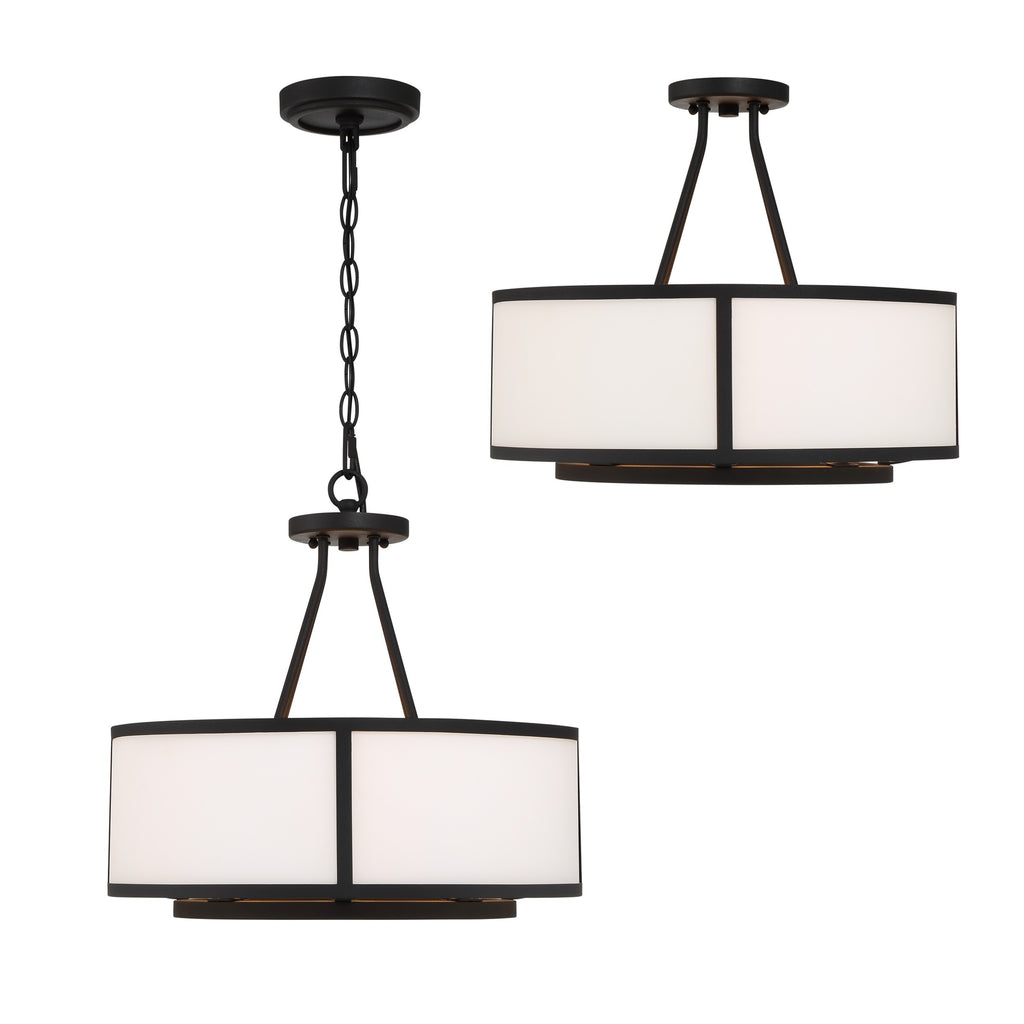 Bryant 4 Light Semi Flush