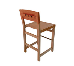 Counterstool Taura, Natural W- Leather Saddle