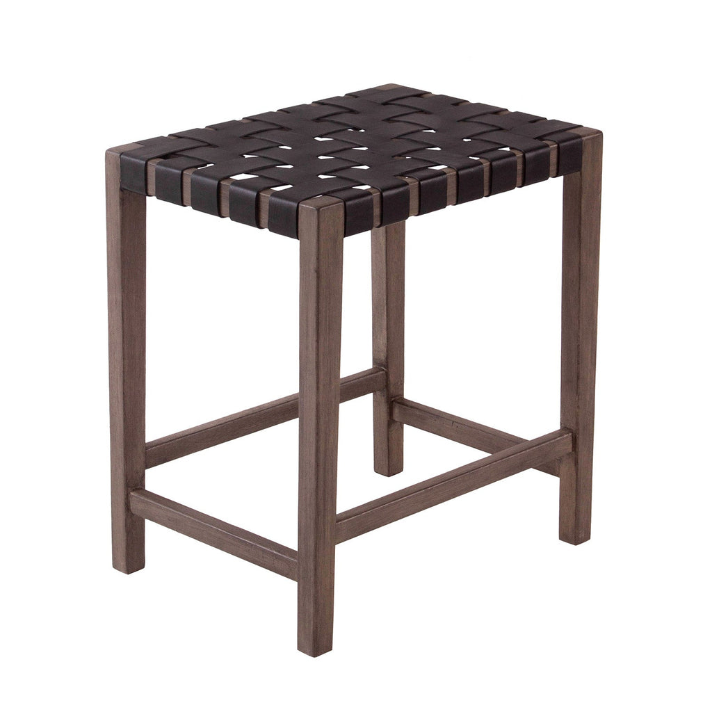 Counterstool Madeira, Black Leather