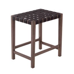 Counterstool Madeira, Black Leather