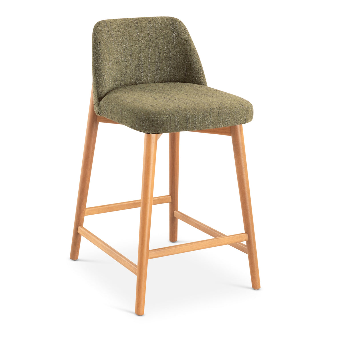 Tonia Counter Stool, Texan Burnish Guardian Seat, Domasco Frame