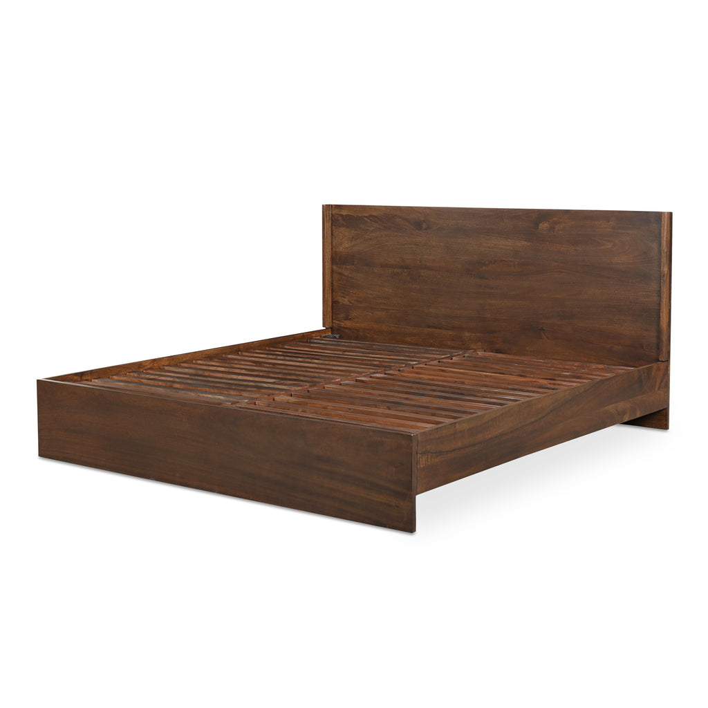 Everett Queen Bed Dark Brown