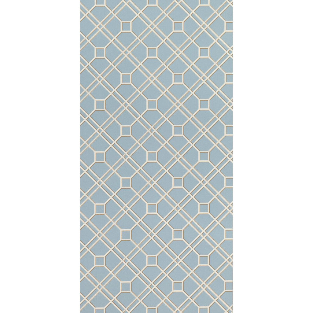 Langdale Trellis - Soft Blue