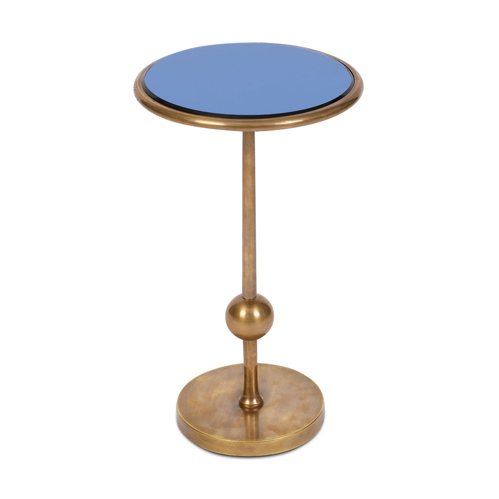 Burke Drinks Table, Blue Mirror