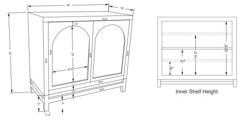 Byron Cabinet by Surya