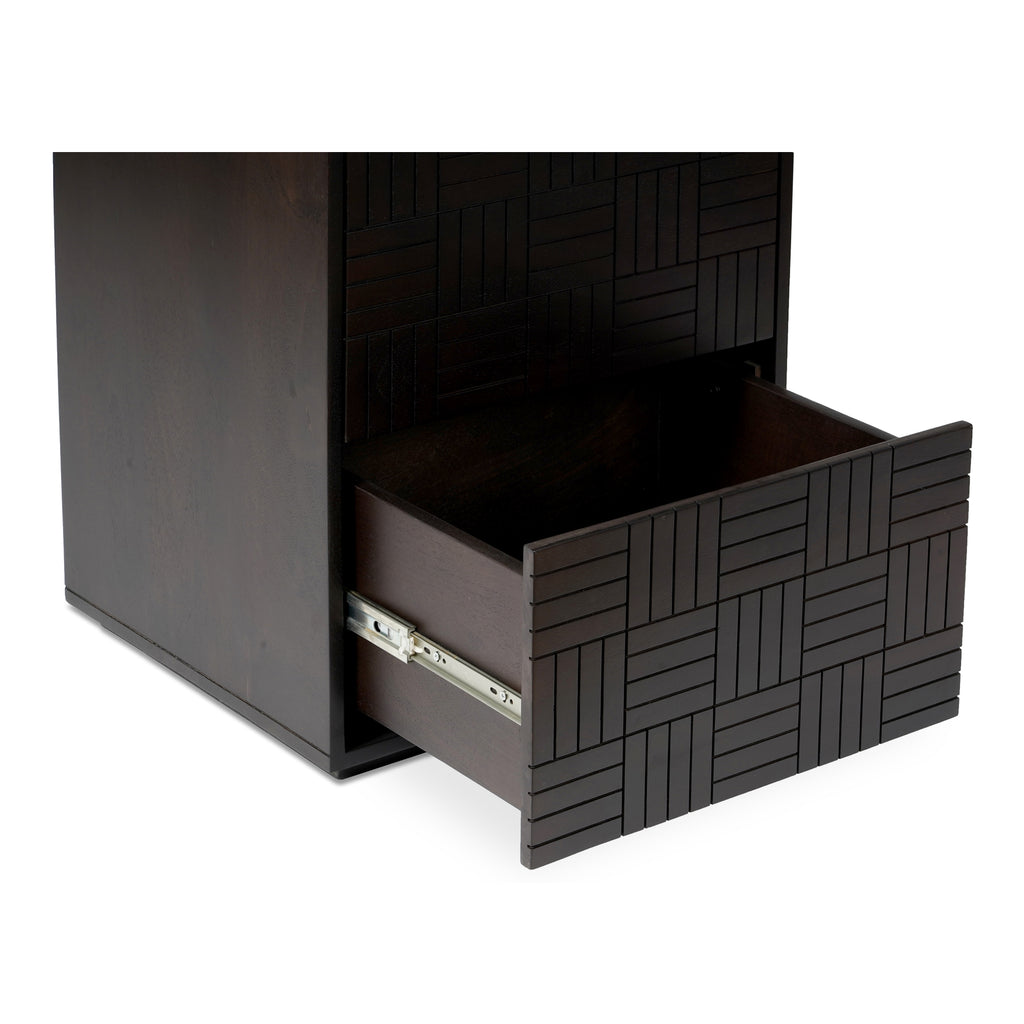 Denman Nightstand Dark Brown