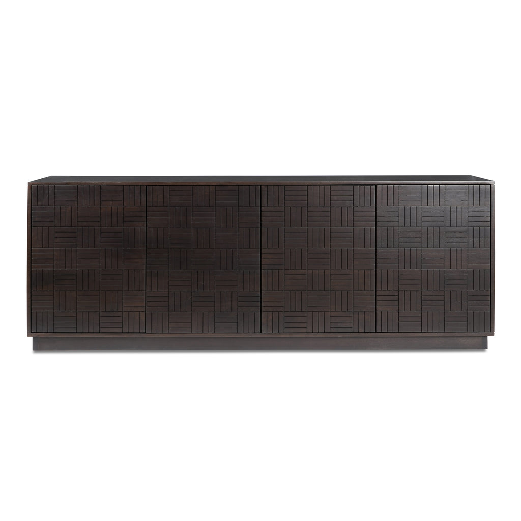 Denman 4 Door Sideboard Dark Brown