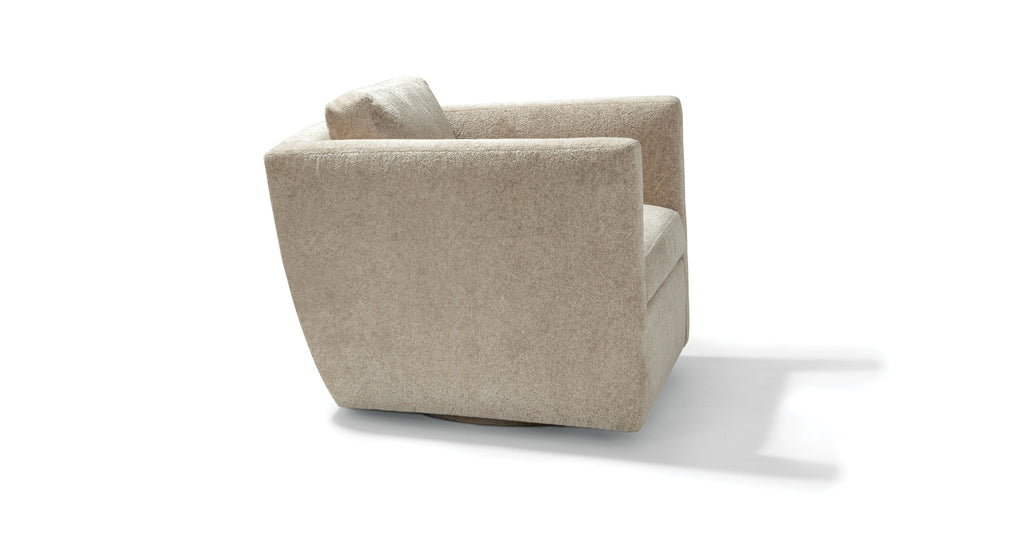 Berkeley Swivel Chair In Beige Fabric