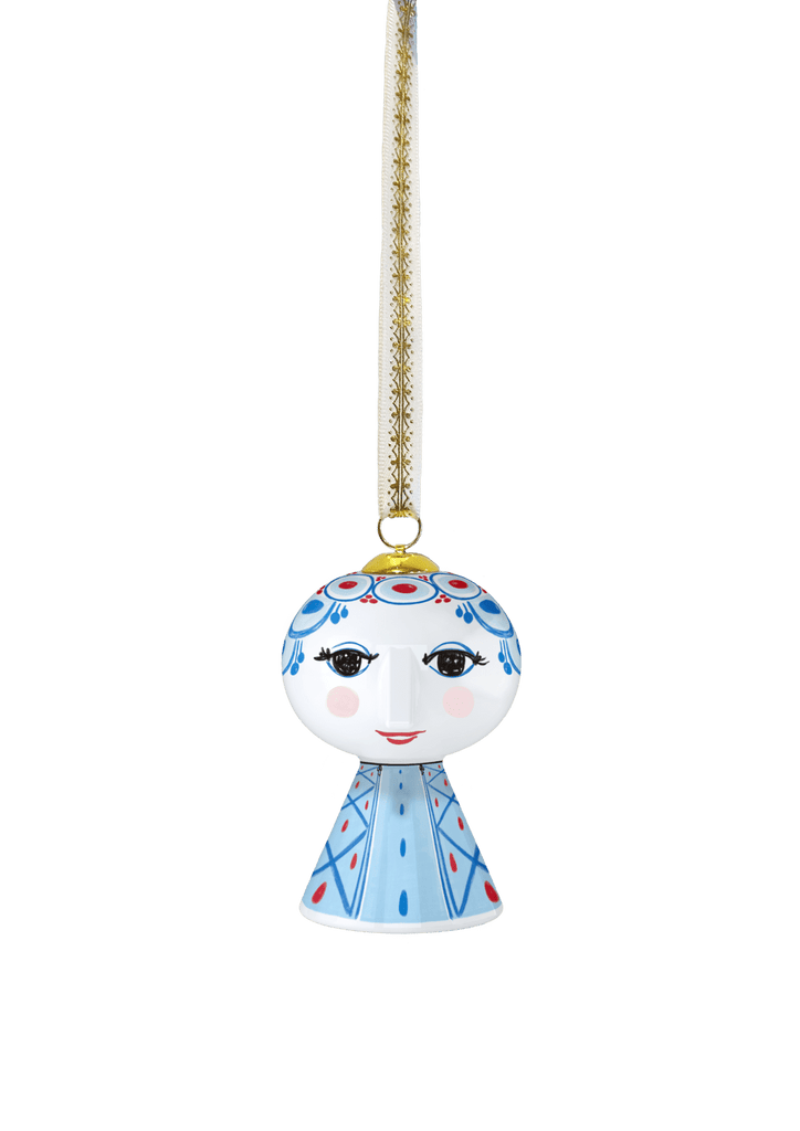 Lady With Hat Vase, Pink/Yellow