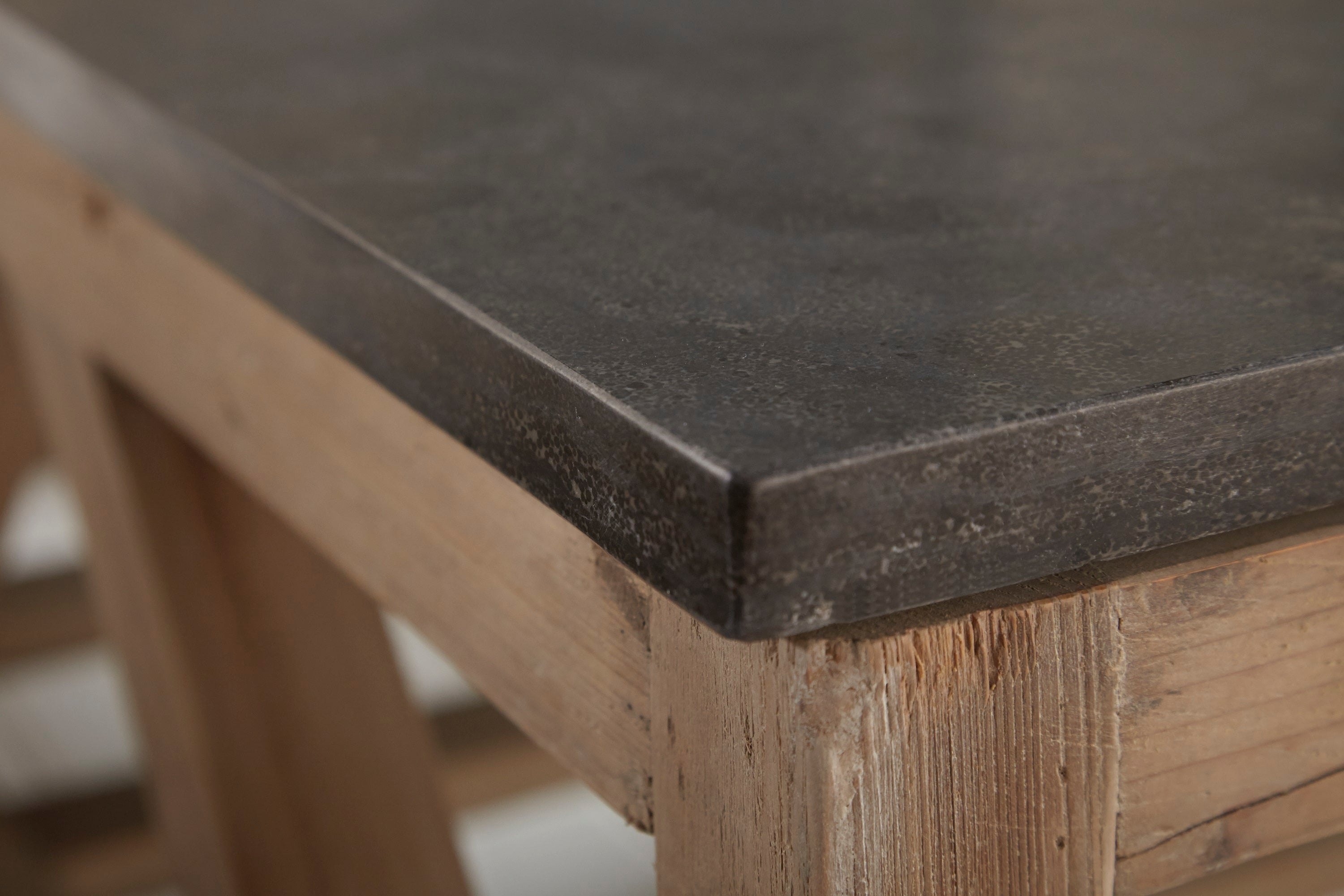 Blue Stone Square Coffee Table