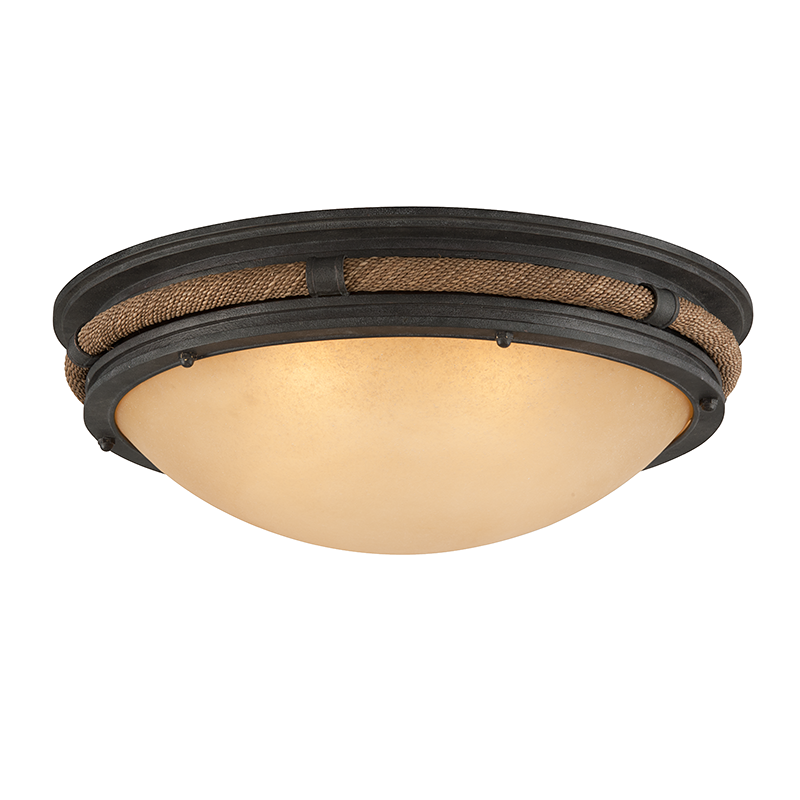 Pike Place Flush Mount 9" - Shipyard Bronze