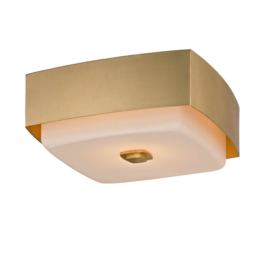 Allure Flush Mount Square, 13" - Gold Leaf