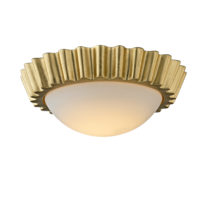 Reese Flush Mount 4" - Gold Leaf