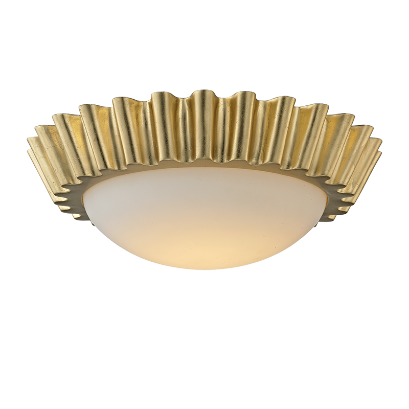 Reese Flush Mount 5" - Gold Leaf