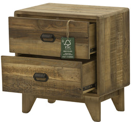 Campestre Modern 2 Drawer Nightstand