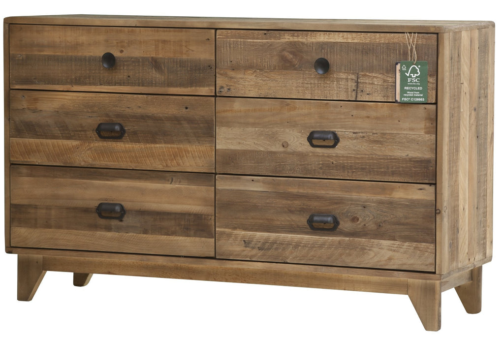 Campestre Modern 6 Drawer Dresser