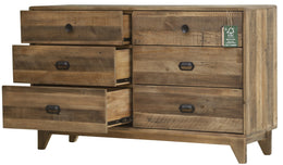 Campestre Modern 6 Drawer Dresser