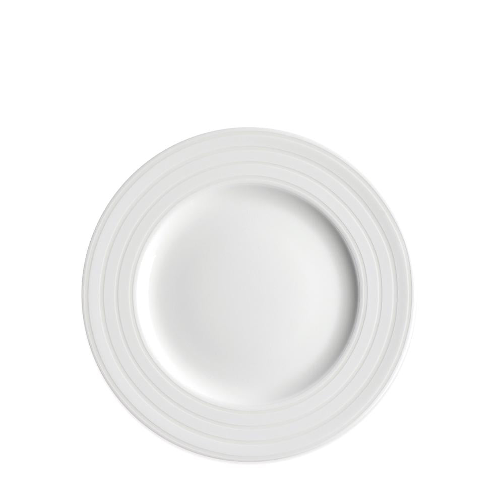 Cambridge Stripe White Salad Plate