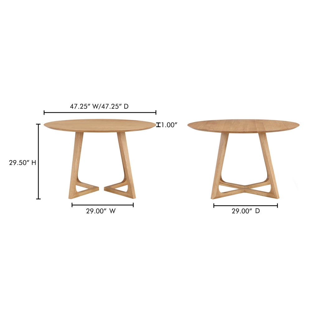 Godenza Round Dining Table