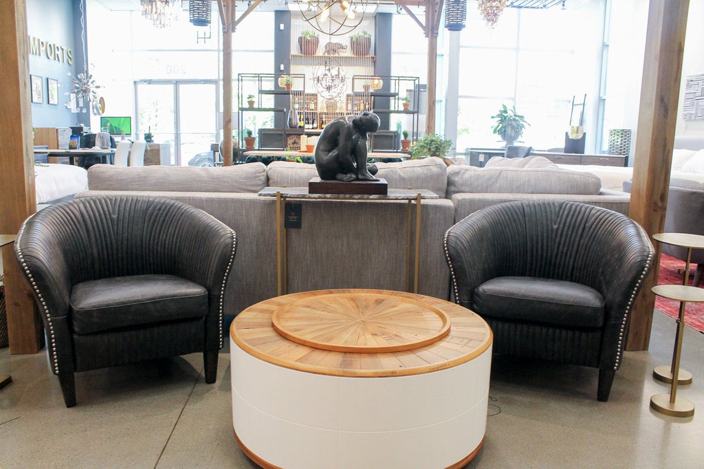 Casablanca Round Coffee Table with Storage