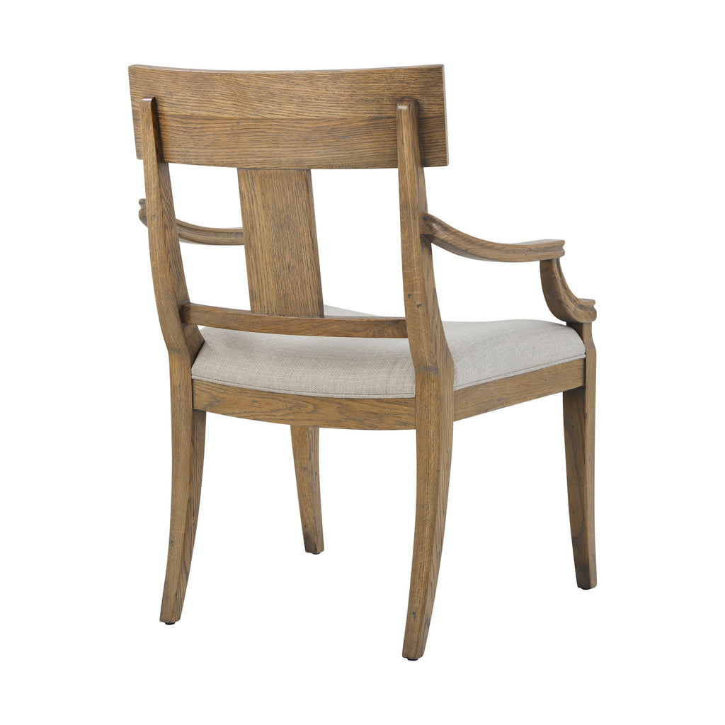 Jude Klismos Dining Armchair, Light Echo Oak - Set of 2