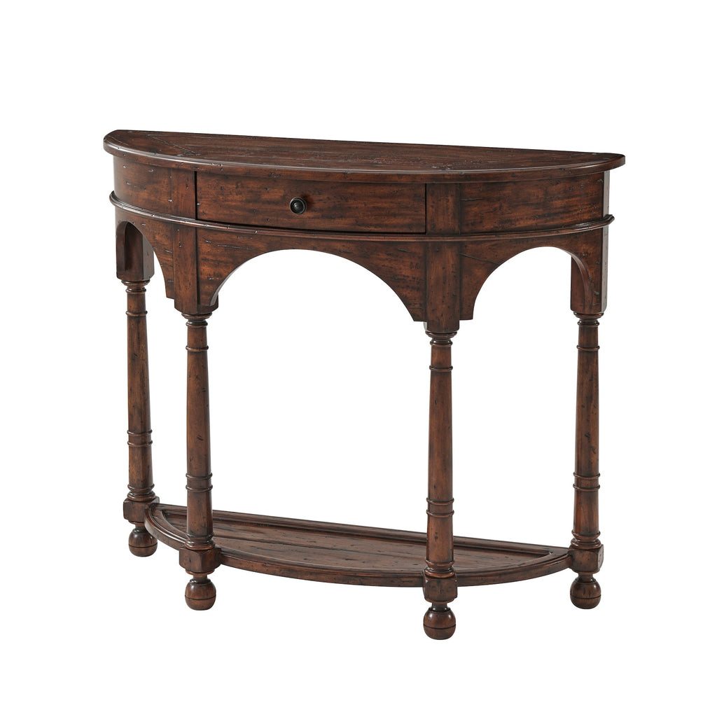 The Bowfront Country Console Table