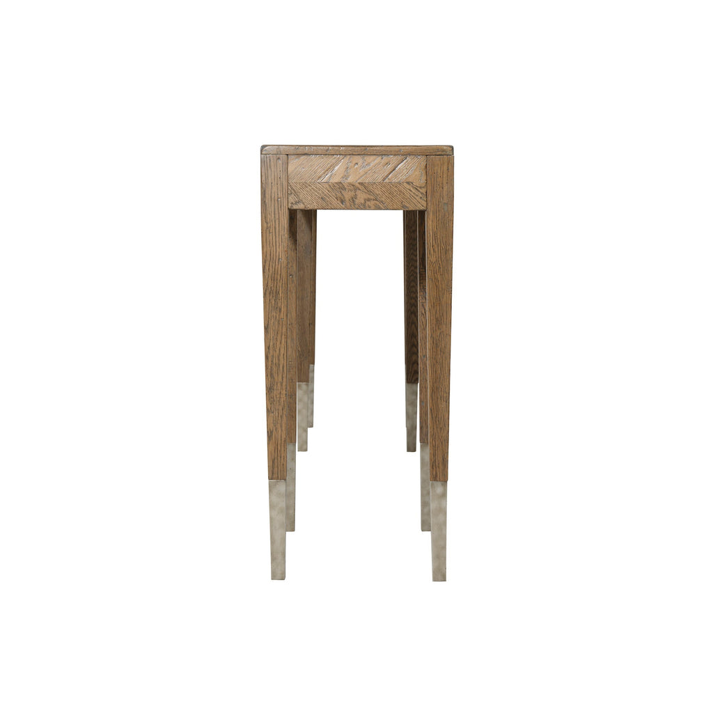 Calhoun Long Console Table, Light Echo Oak