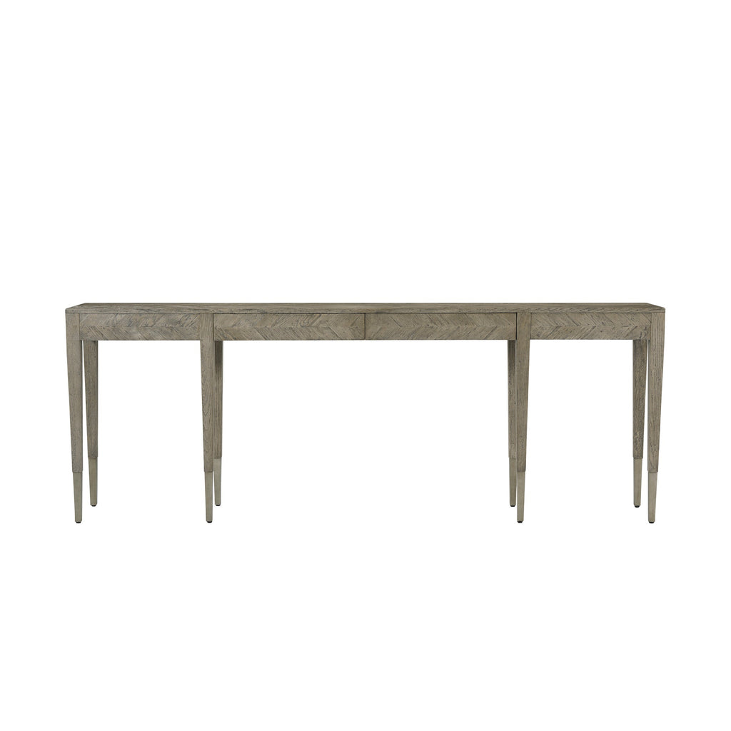 Calhoun Long Console Table, Grey Echo Oak