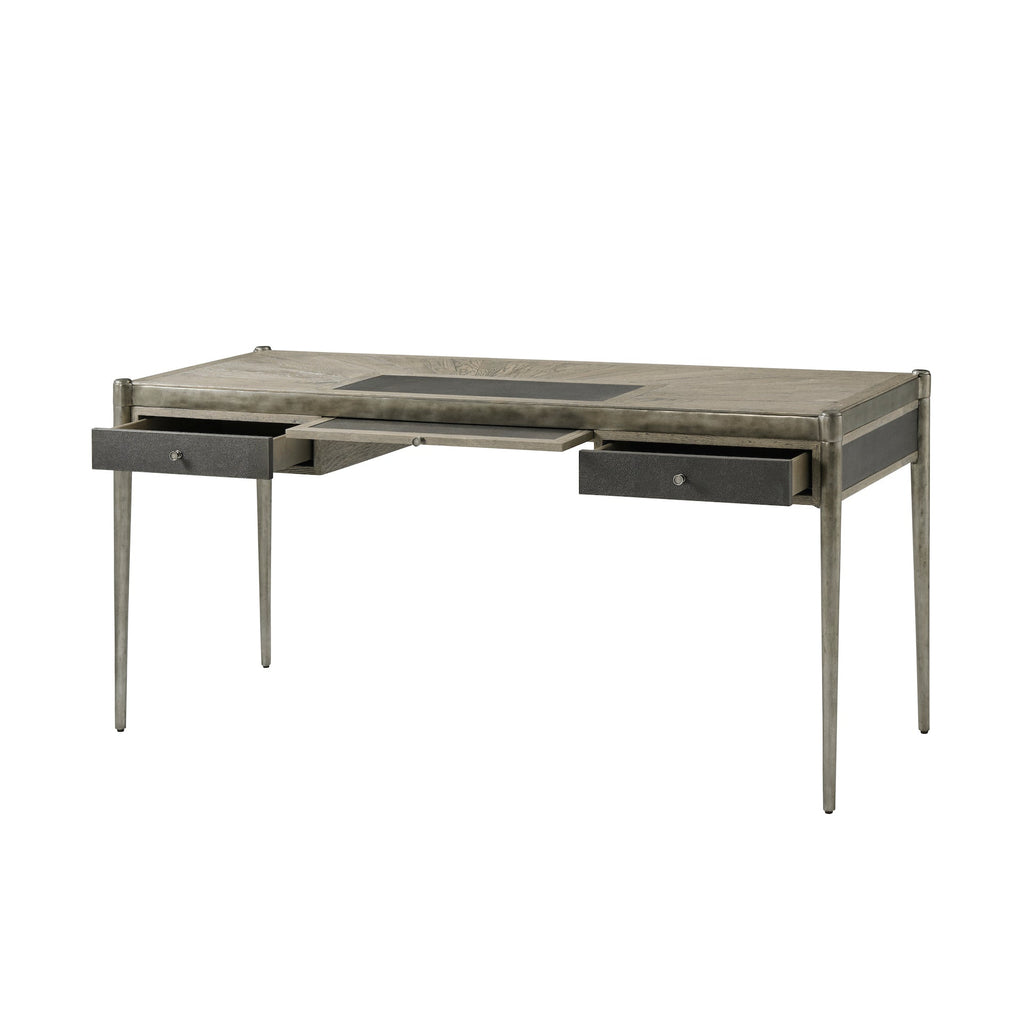 Thought Writing Table, Grey Echo Oak